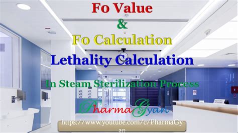 f0 value for steam sterilization